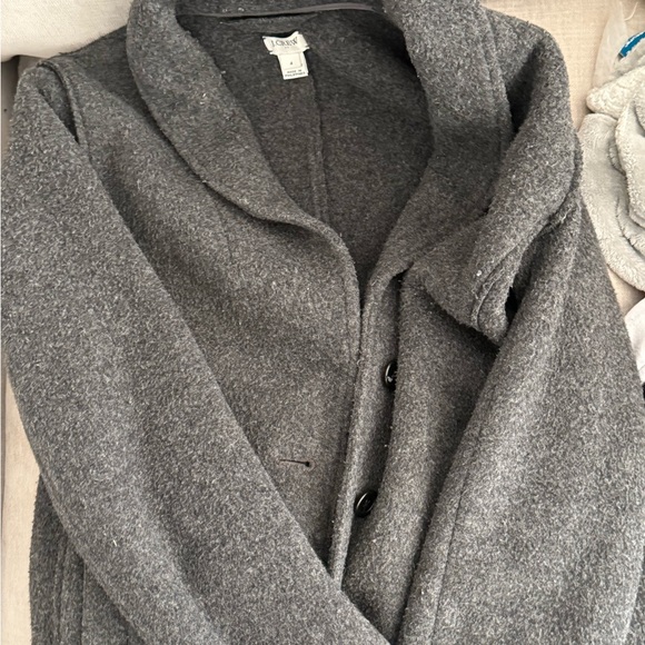 Jcrew Gray Wool blend Coat - Picture 2 of 5